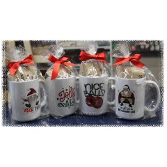 Naughty Christmas Mug & Sasquatch Coffee Set